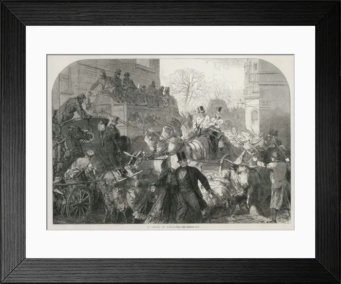 Framed Print : Park Lane Congestion Framed Print : Park Lane Congestion