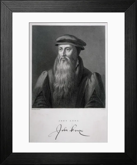 Framed Print : John Knox (1505-1572). SCOTTISH PROTESTANT DIVINE Framed Print : John Knox (1505-1572). SCOTTISH PROTESTANT DIVINE