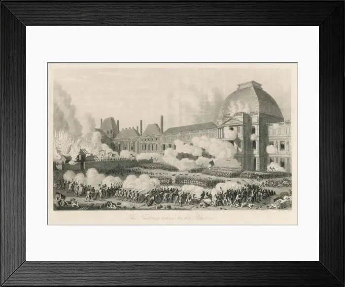 Framed Print : Attack on the Tuileries Palace Framed Print : Attack on the Tuileries Palace