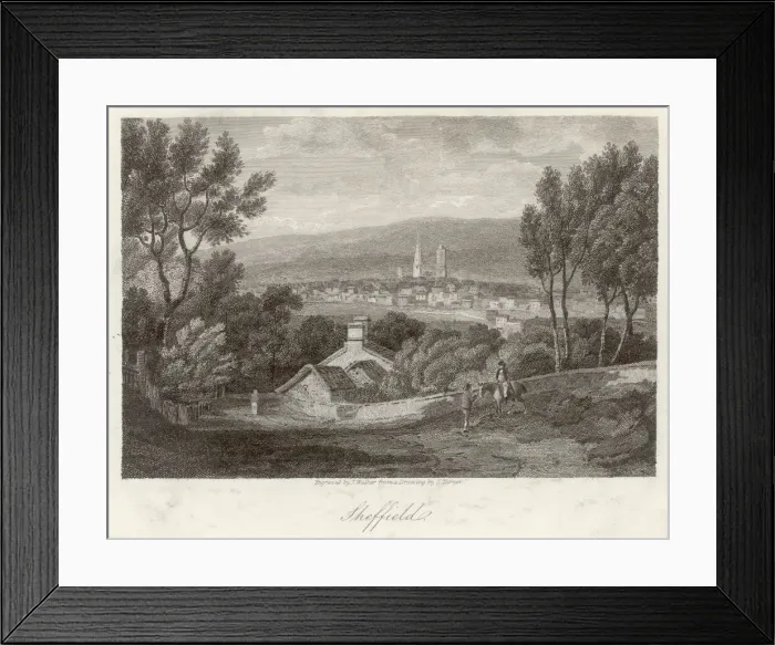 Framed Print : Sheffield C1800 Framed Print : Sheffield C1800