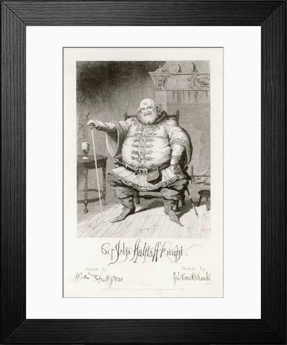 Framed Print : Falstaff from Henry IV Framed Print : Falstaff from Henry IV