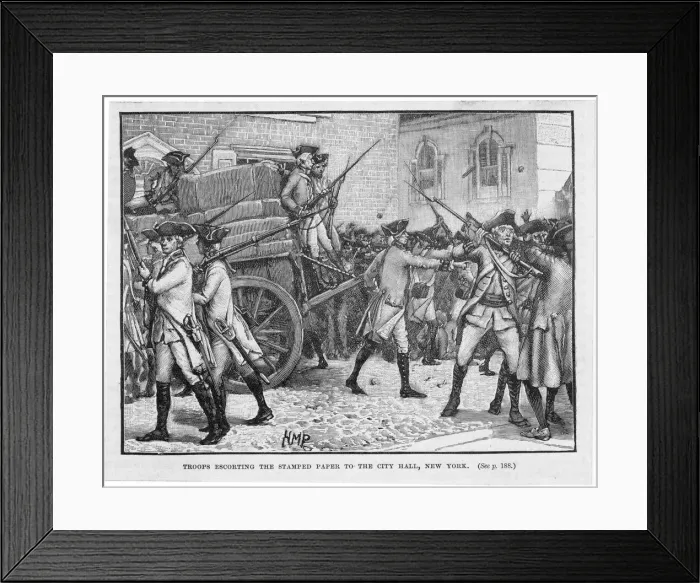 Framed Print : Stamp Act, New York Framed Print : Stamp Act, New York