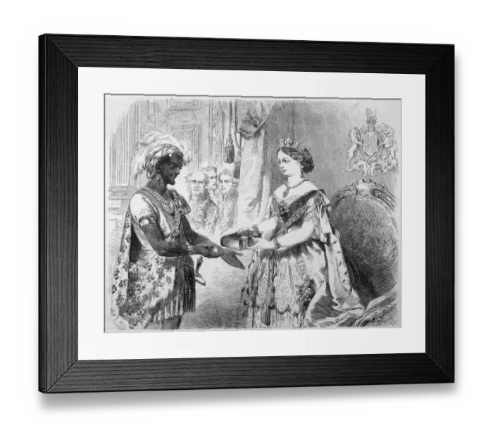 Framed Print : Queen Victoria and the Bible Framed Print : Queen Victoria and the Bible