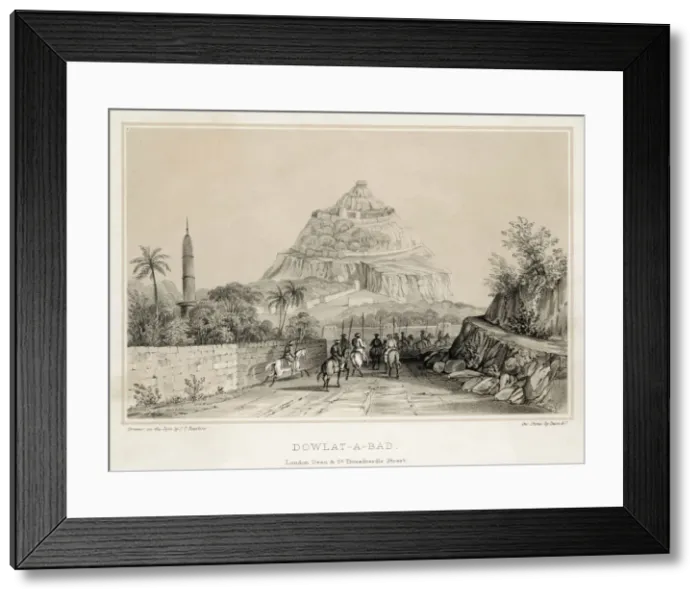 Framed Print : Daulatabad Fortress in India Framed Print : Daulatabad Fortress in India