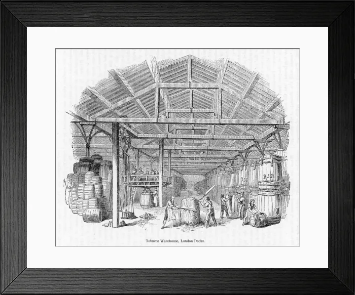 Framed Print : Tobacco Warehouse Framed Print : Tobacco Warehouse