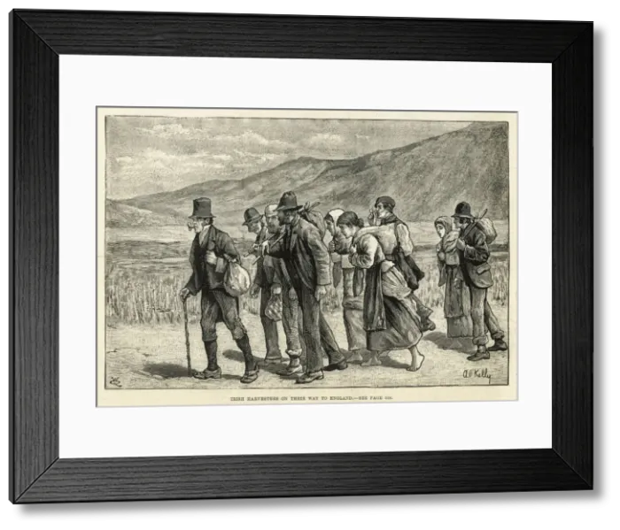 Framed Print : Irish Leave for Work Framed Print : Irish Leave for Work