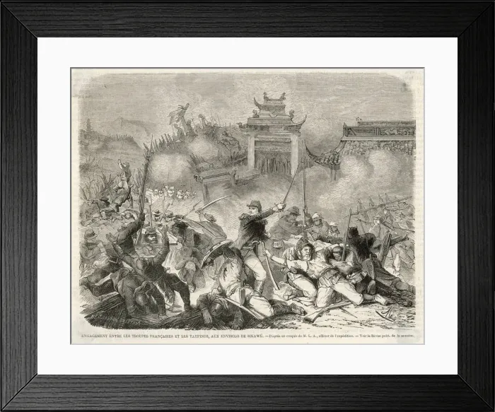 Framed Print : Taeping Rebellion: 1862 Framed Print : Taeping Rebellion: 1862