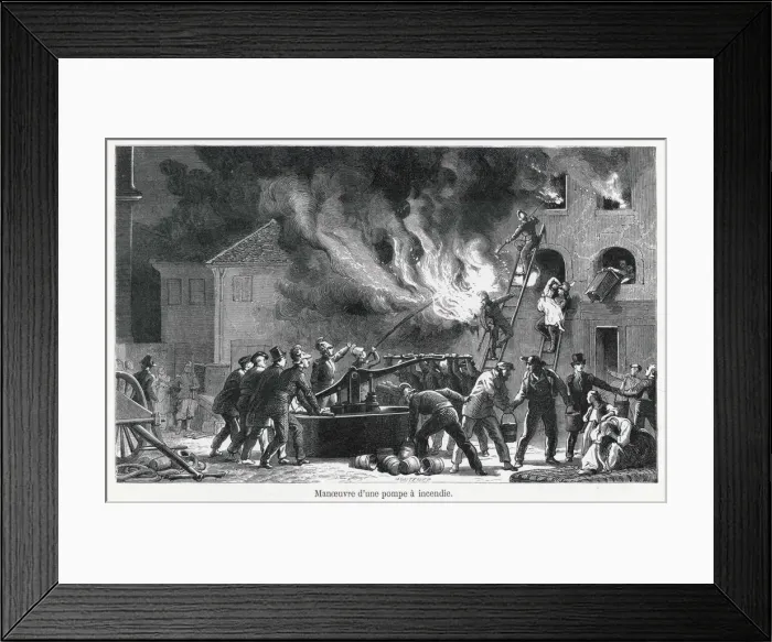 Framed Print : Fire-Fighting Framed Print : Fire-Fighting
