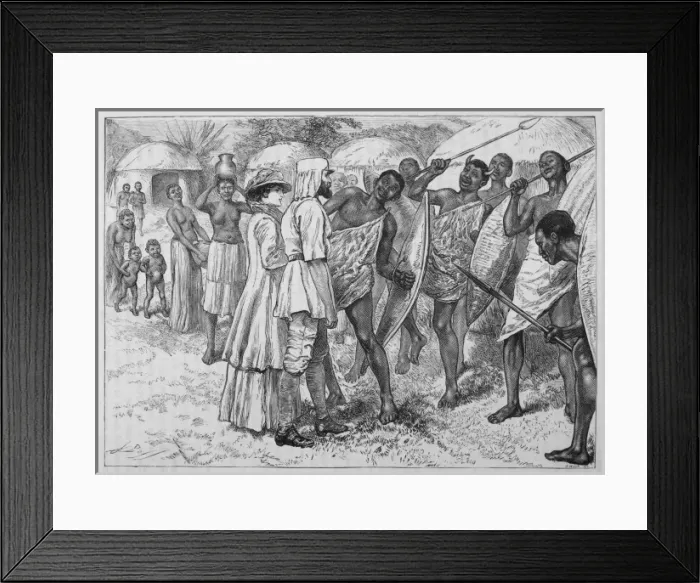 Framed Print : Baker / Karuma Falls / 1872 Framed Print : Baker / Karuma Falls / 1872