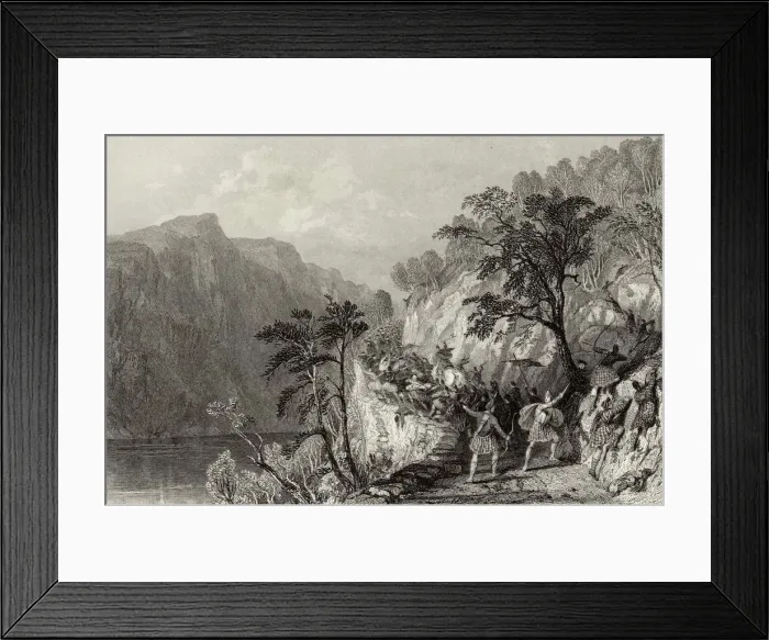 Framed Print : Robert the Bruce at Awe Framed Print : Robert the Bruce at Awe