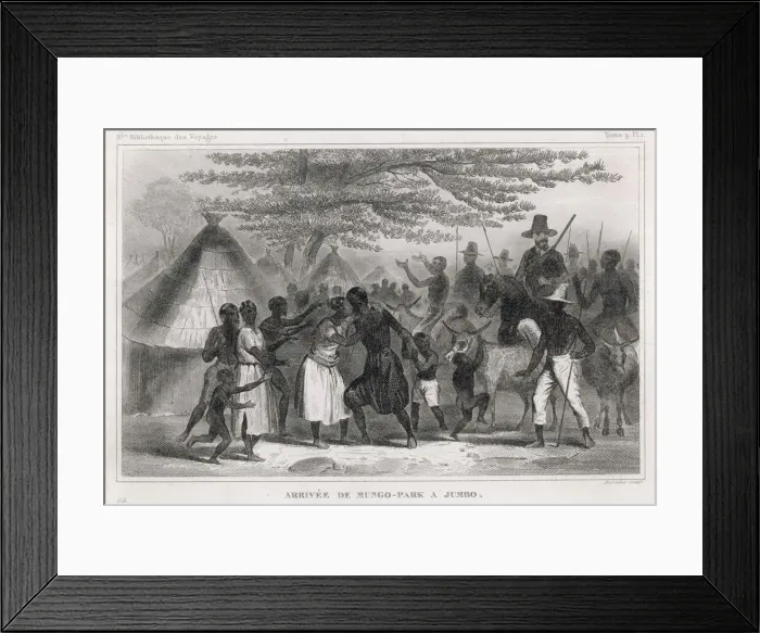 Framed Print : Mungo Park at Jumbo Framed Print : Mungo Park at Jumbo