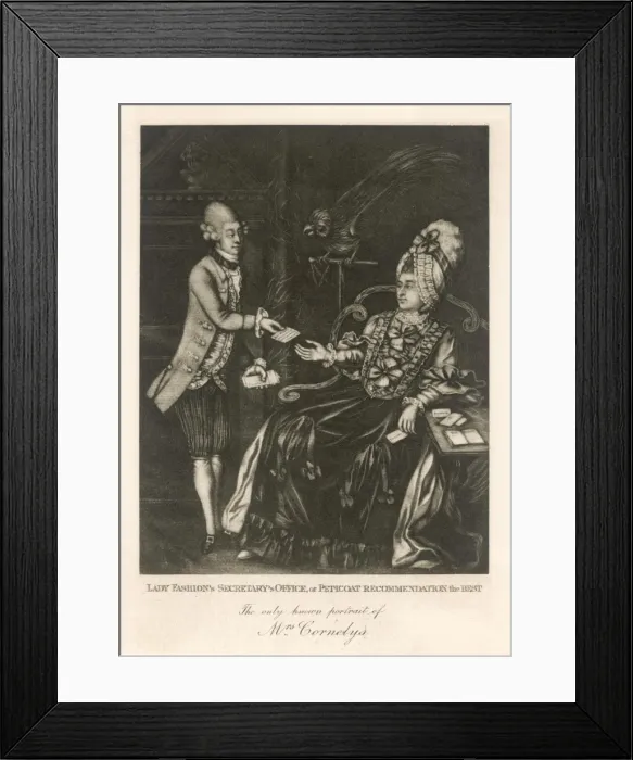 Framed Print : Teresa Cornelys 18C Framed Print : Teresa Cornelys 18C