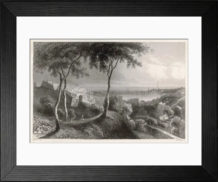 Framed Print : Genoa / General View 19C Framed Print : Genoa / General View 19C
