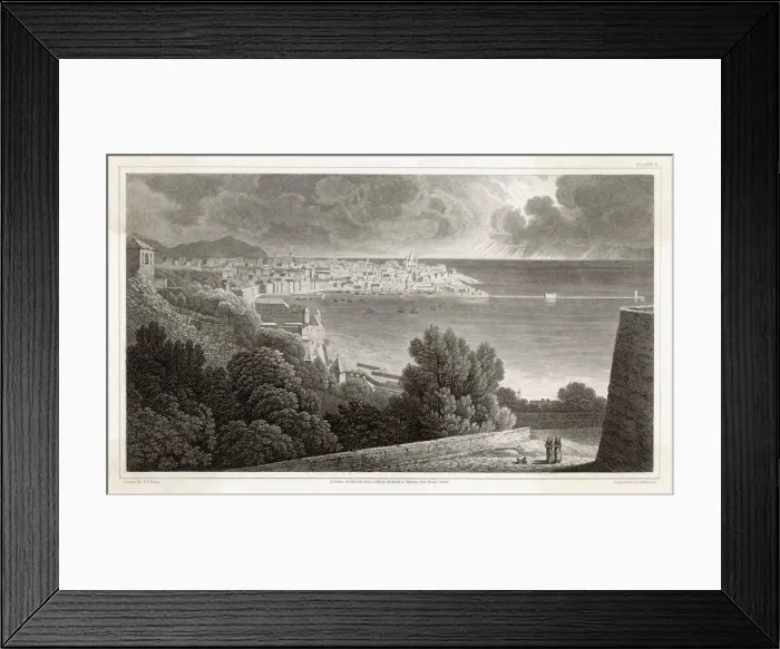 Framed Print : Genoa / General Bay 1818 Framed Print : Genoa / General Bay 1818