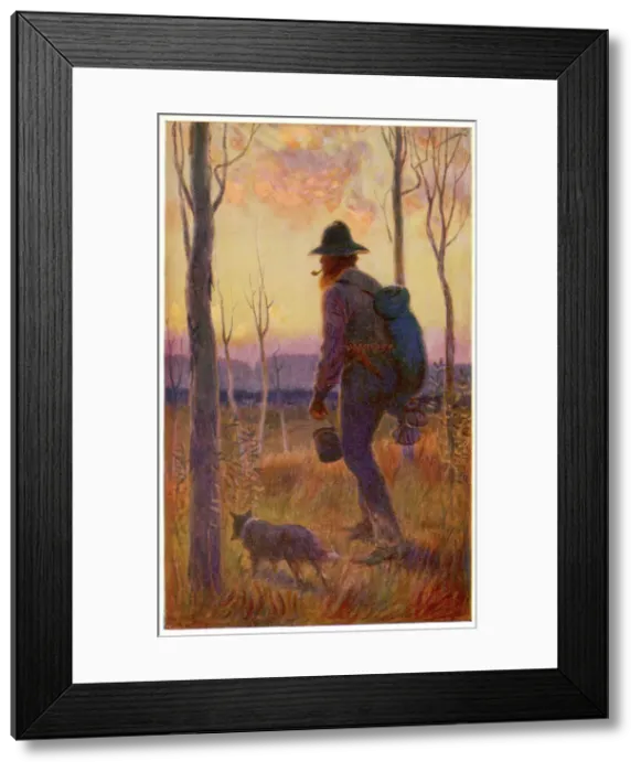 Framed Print : Racial / Australia / Swagman Framed Print : Racial / Australia / Swagman