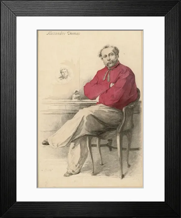 Framed Print : Dumas Fils / Contemporains Framed Print : Dumas Fils / Contemporains