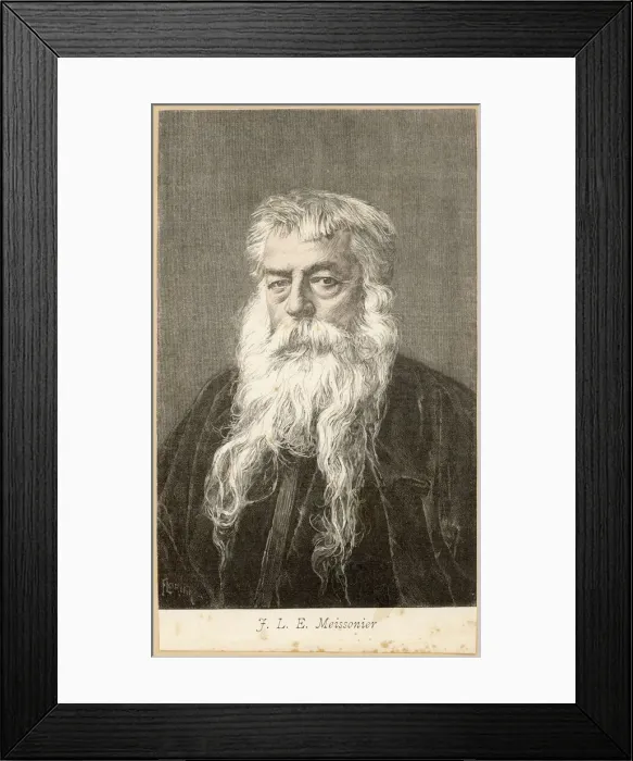 Framed Print : Meissonier / P Contemporai Framed Print : Meissonier / P Contemporai