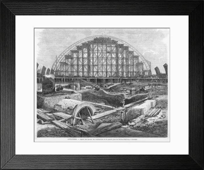 Framed Print : St Pancras is Built Framed Print : St Pancras is Built