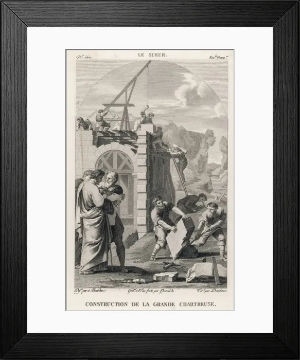 Framed Print : Construction / Chartreuse Framed Print : Construction / Chartreuse