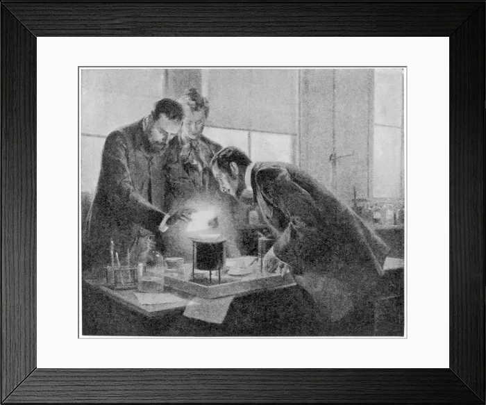 Framed Print : Curie, Marie and Pierre Framed Print : Curie, Marie and Pierre