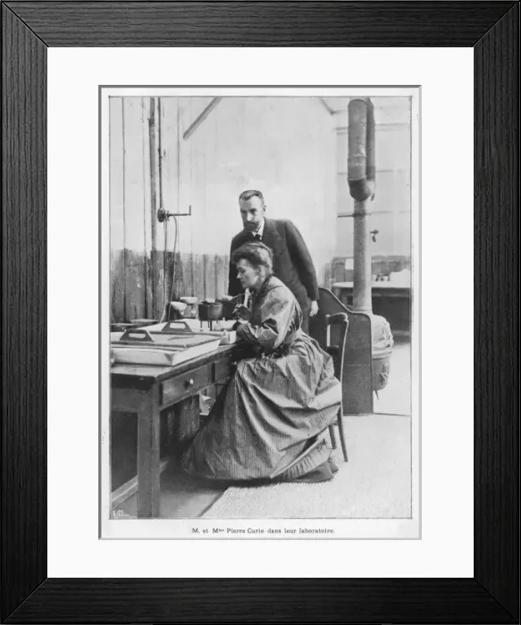 Framed Print : Marie and Pierre Curie Framed Print : Marie and Pierre Curie