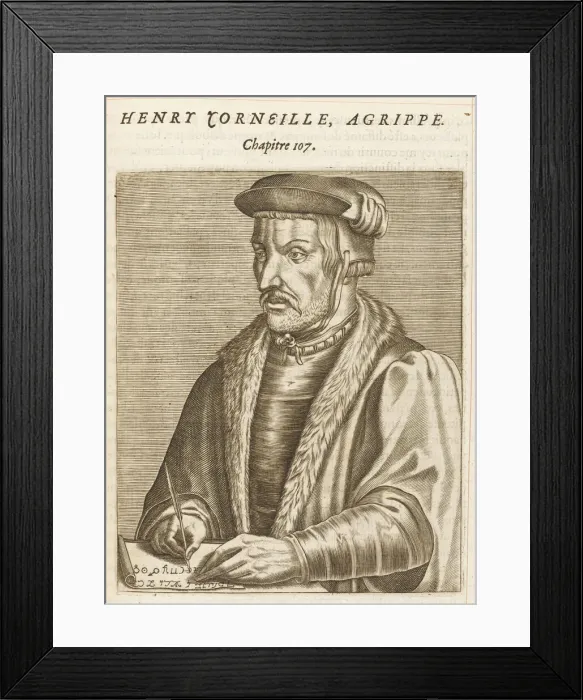 Framed Print : Agrippa / Cornelius / Thevet Framed Print : Agrippa / Cornelius / Thevet
