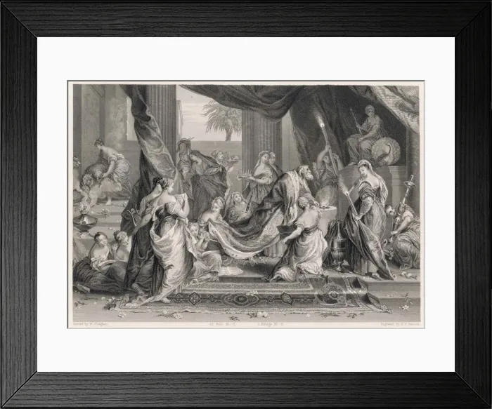 Framed Print : Bible Events / Ot / Solomon Framed Print : Bible Events / Ot / Solomon
