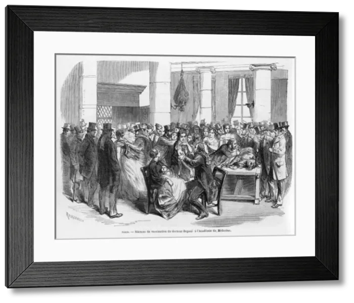 Framed Print : Vaccination from Animal Framed Print : Vaccination from Animal
