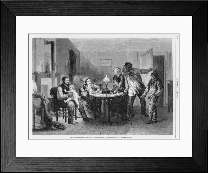 Framed Print : Visited by Neighbours Framed Print : Visited by Neighbours