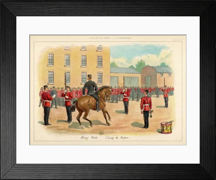 Framed Print : Morning Parade C. 1885 Framed Print : Morning Parade C. 1885