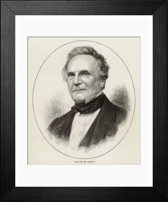 Framed Print : Charles Babbage Framed Print : Charles Babbage
