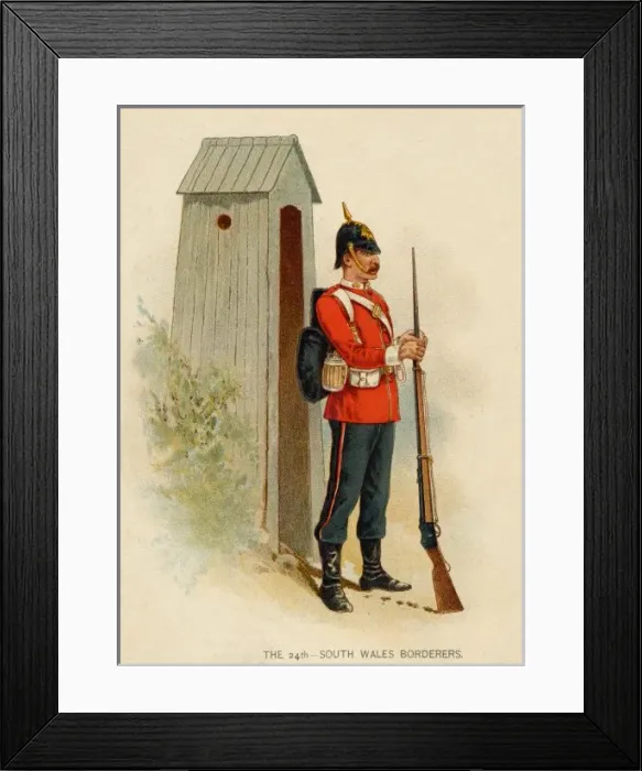 Framed Print : Military / Welsh Borderer Framed Print : Military / Welsh Borderer