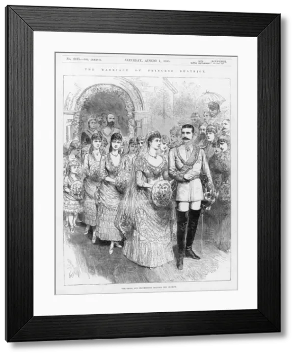 Framed Print : Princess Beatrice Weds Framed Print : Princess Beatrice Weds