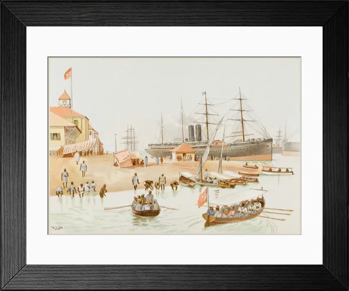 Framed Print : Entering Suez Canal Framed Print : Entering Suez Canal