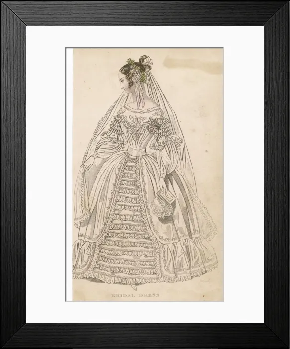 Framed Print : Wedding Dress Framed Print : Wedding Dress