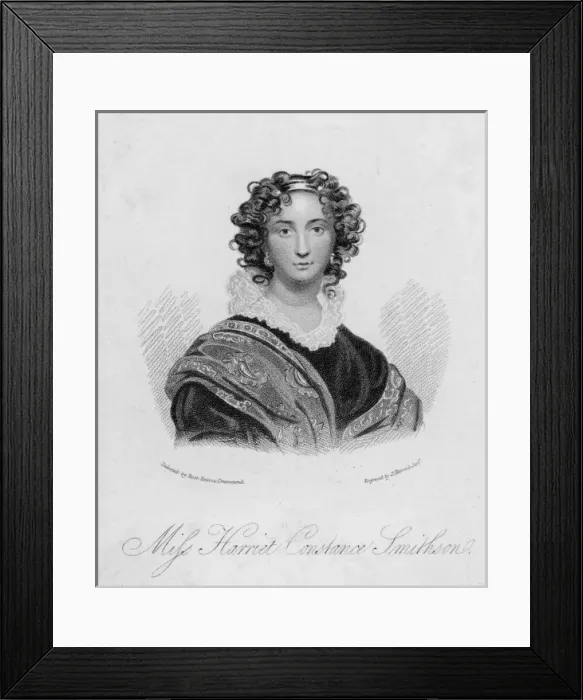 Framed Print : Harriet Smithson / Hopwood Framed Print : Harriet Smithson / Hopwood