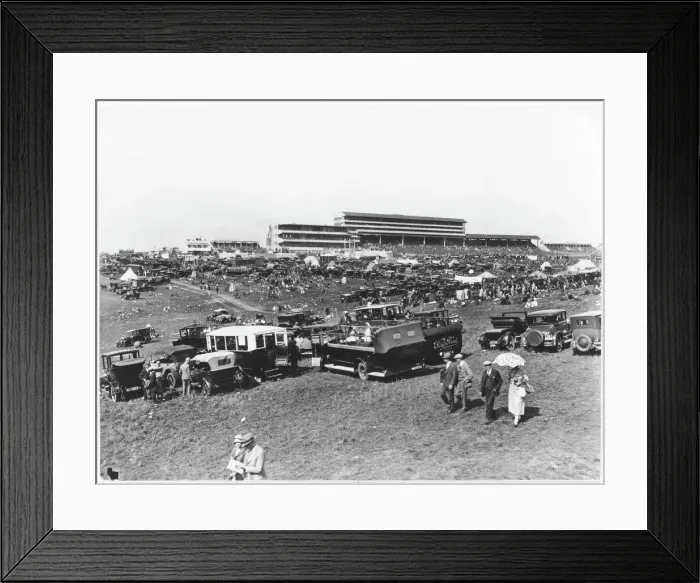 Framed Print : Derby Racegoers 1929 Framed Print : Derby Racegoers 1929