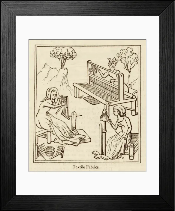 Framed Print : C15 Spinning, Weaving Framed Print : C15 Spinning, Weaving