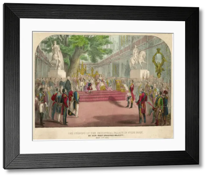 Framed Print : Crystal Palace / Opening Framed Print : Crystal Palace / Opening