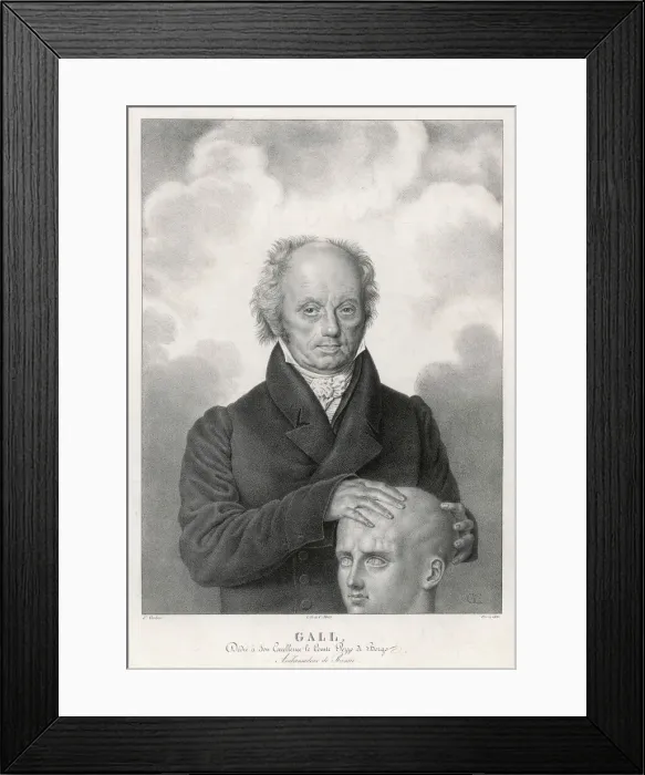 Framed Print : Franz Josef Gall Framed Print : Franz Josef Gall