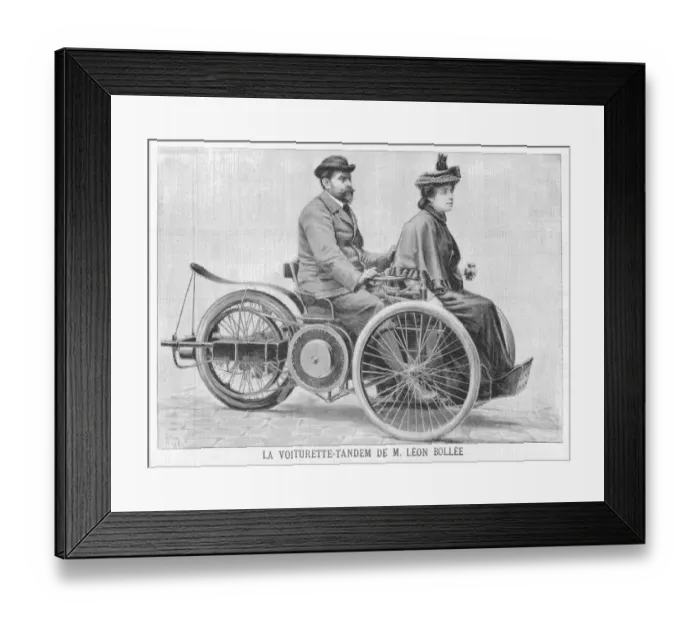 Framed Print : Bollee Voiturette Framed Print : Bollee Voiturette