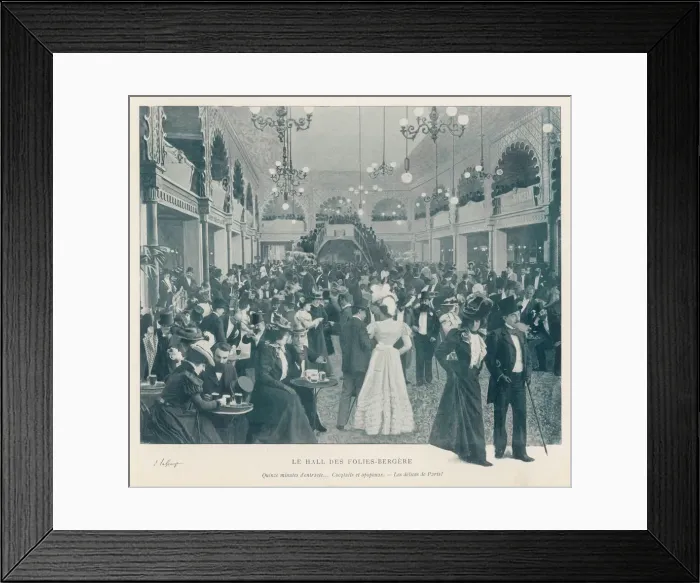 Framed Print : Paris Nightlife Framed Print : Paris Nightlife