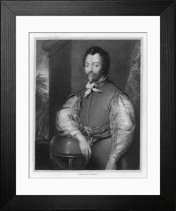 Framed Print : Francis Drake / Cochran Framed Print : Francis Drake / Cochran