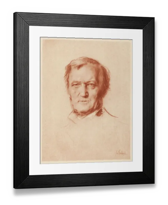 Framed Print : RICHARD WAGNER 1813-1883 Framed Print : RICHARD WAGNER 1813-1883