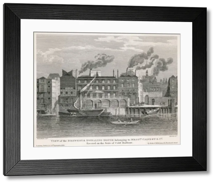 Framed Print : Calverts Brewery London Framed Print : Calverts Brewery London