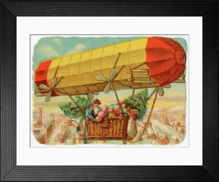 Framed Print : F. Christmas / Airship Framed Print : F. Christmas / Airship