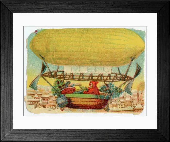 Framed Print : F. Christmas / Airship Framed Print : F. Christmas / Airship