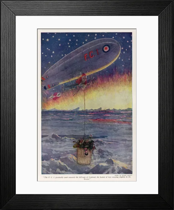 Framed Print : F. Christmas / Airship Framed Print : F. Christmas / Airship