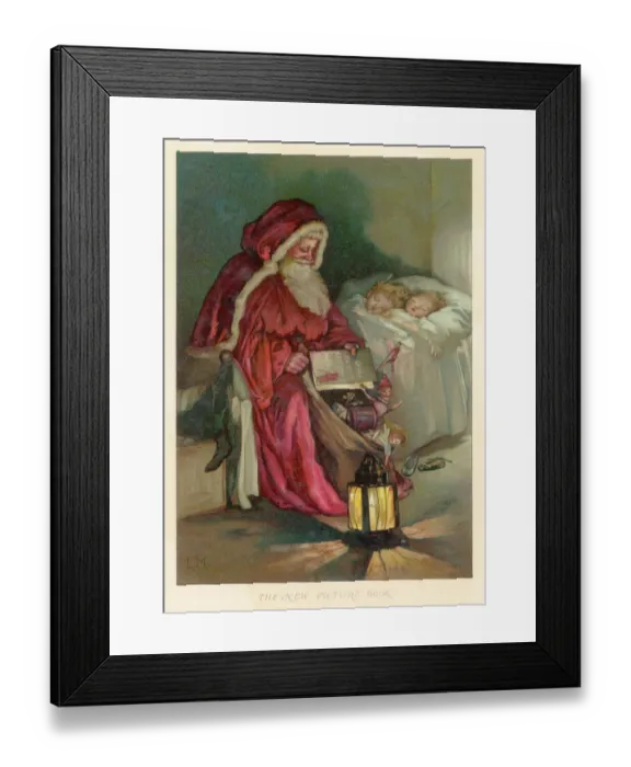Framed Print : Father Christmas