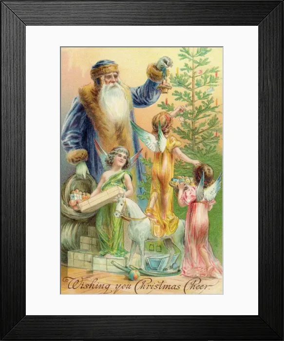 Framed Print : Father Christmas